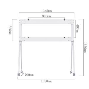 Interactive whiteboard Stand Aluminum Material With Mobile stand Trolley and