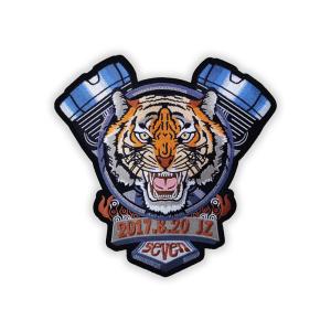 China Chenille Sew On Biker Patches , Embroidered Motorcycle Patches For Leather Jacket factory