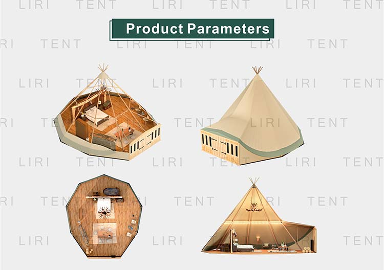 Outdoor Wooden Indian Adults Safari Teepee Tent For Campfire Party