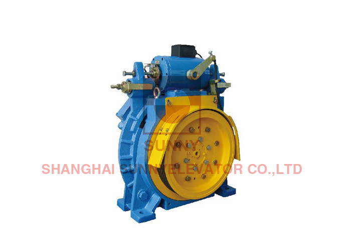 China Permanent Magnet Synchronous Gearless Traction Machine For Passenger Lift factory
