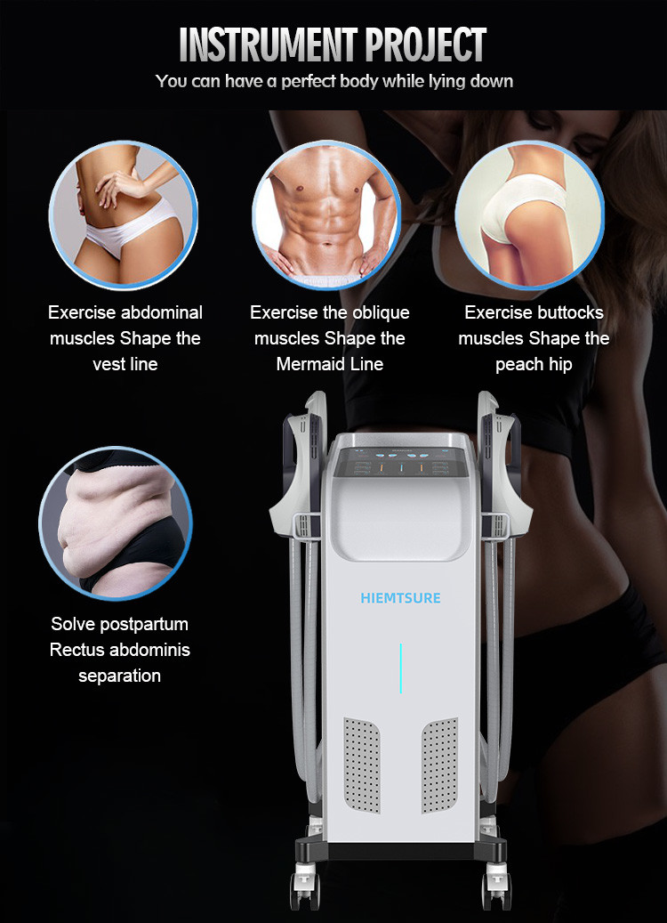 Non Invasive Body Shaping Slimming Machine 50Hz 60Hz EMS Fat Burning Machine