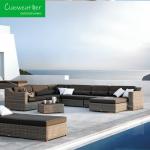 Modern Outdoor Furniture Patio Rattan Armchair Wicker Dining Chair with
