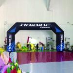 Huge outdoor advertising inflatable arch for event inflatable bevel arch