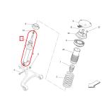 For Maserati Ghibli Quattroporte M156 Front Chock Absorber OEM 670008896