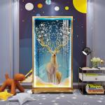 Elk Nordic Living Room Screen Partition Laser Cut Stainless Steel For Hotel