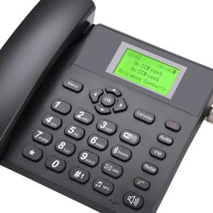 China FM Radio MP3 4G Fixed Wireless Phone , Dual SIM Landline Phone factory