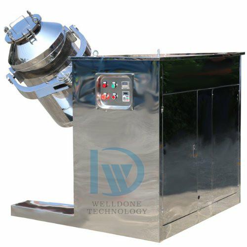 3D Powder Mixer Three Dimensional Swing Mixer High Efficient Electric Food