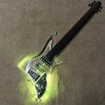 High quality LED light acrylic electric guitar rosewood fingerboard, free