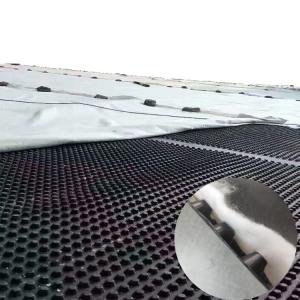 Foundation Drainage Made Easy HDPE Plastic Dimple Waterproofing Board with