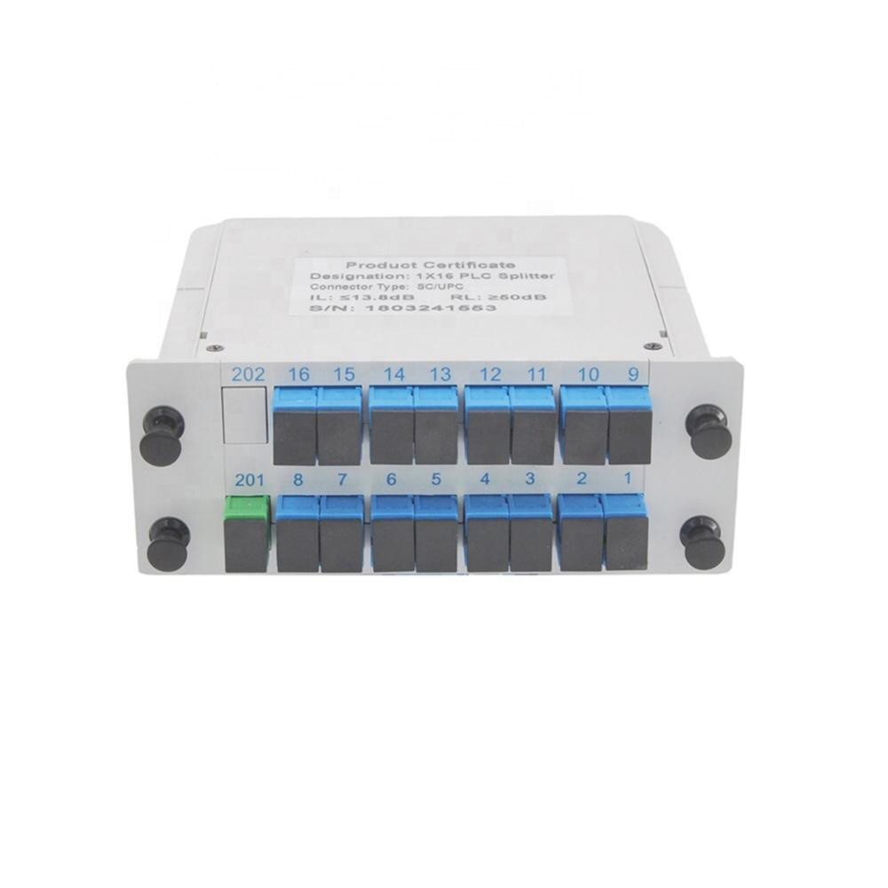 LGX Cassette Type 1x8 Fiber Optic Splitter