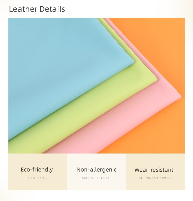Soft Silicone Leather Fabric Solvent Free Scratch Resistant Leather Customized