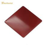 0.75mm Thickness Stainless Steel Sheet Red Color Hairline Brushed Decorative
