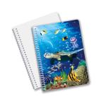 School Stationery 3D Lenticular Advertising Custom Spiral Notebooks for Children