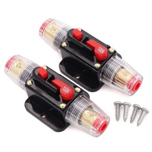 Audio Inline Circuit Breaker Reset Fuse 12V-24V DC