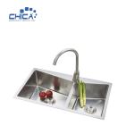 Double Bowl Handmade House Kitchen Sink Stainless Steel Kitchen Sinks With
