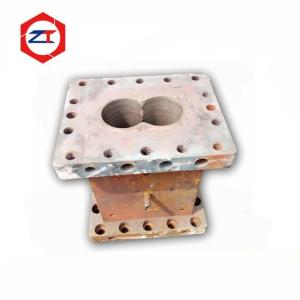 China High Wear Pellet Mill Parts Screws And Barrels 63mm Hole Diameter Top Grade Wood Pellet Mill Parts factory