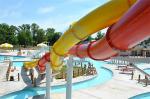 Double Twist Hotel Water Slide Aqua Park Spiral Swimming Pool Slide 5.0m Height
