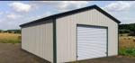 12 Grade Anti Wind Steel Structure Garage , Earthquake Resistant Metal Frame