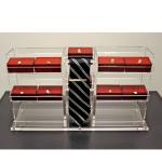 SGS Metal Display Stands Countertop Spinner Display Rack For Advertising