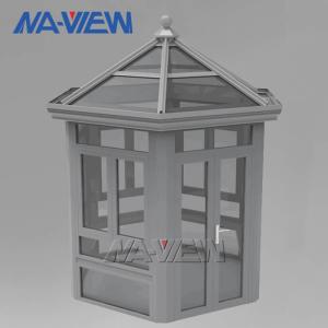 China Modern Garden Gazebo With Sides Residential Garden Aluminium Roof Gazebo factory