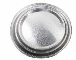 Round 12" Flat Aluminum Foil Catering Tray Work Home Packing