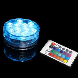 China Remote Controlled LED Submersible Lights For Aquariums, Vases, Table Centerpieces, Weddings, Birthdays, Pools factory