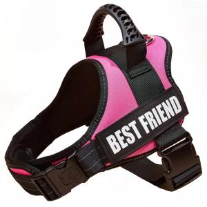 China Nice Quality Hot Selling Durable Vest Style Adjustable Nylon Anti- Rushed Walking Harness For Large Dog factory