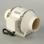 220V 4-12 Inches 100mm 125mm 150mm 200mm Air Duct Ventilation Mixed Flow Inline