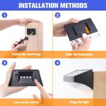 Outdoor Waterproof Deck Wall Lamp Led Solar Luminous Lighting Wall Lights For