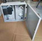 72Port 1-Door Wall Mount Fiber Enclosure 144 Fibers (LC/DX) Cold Roll Steel