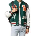 2023 Winter OEM Custom Logo Vintage Boy Leather Coat Sport Baseball Jacket