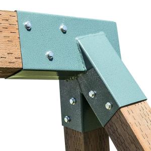 Easy Install 1-2-3 Heavy Duty Steel A-Frame Swing Bracket with Triangle Bracket