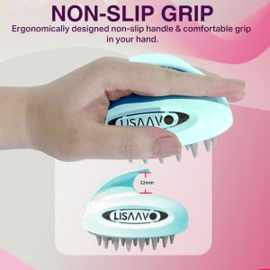 Detachable Scalp Massage Brush Scalp Cleanser Brush With TPR Bristles