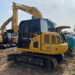China Mini Used Excavator 7 Tons Komatsu PC70 Crawler Excavators Construction Equipment factory