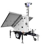 Solar Powered Surveillance Trailer For Off Grid Remote Area Monitoring