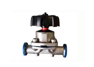 China 1/4'' Hygienic Diaphragm Valve , SP-4M AISI-316L SS Manual Operated Valve factory