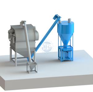 China Electronic Weighing System Dry Mix Mortar With Cement Silo Available factory