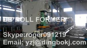 China Solar Photovoltaic Purlin Roll Forming Machine With Punching Device factory