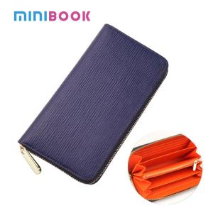 China Wave Pattern Leather Women Purse Zipper Large Capacity Long Genuine Leather Men Wallet factory