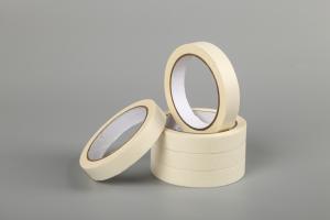 China OEM Single Sided Crepe Paper Tape , Multipurpose Extra Sticky Masking Tape factory