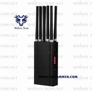 China Mobile Phone Signal Jammer Handheld GSM 3G 4GLTE 4GWimax 5G Signal Jammer 30 meters range factory