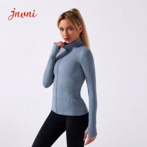 China Front Zipper Women Yoga Jacket factory
