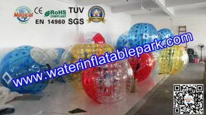 China Funny Inflatable Body Bumper Ball Games , Fierce Loopy Ball Soccer factory