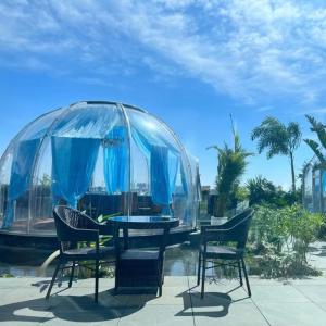 China Party Glamping Bubble Tent PC Clear Dome House For Outdoor Garden factory
