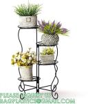 Plant Stand Indoor Outdoor, Plant Shelf Multiple Flower Pot Holder, Metal