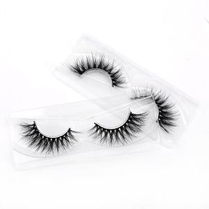 Reusable Mink False Eyelashes , 15mm Short 3D Mink Lashes
