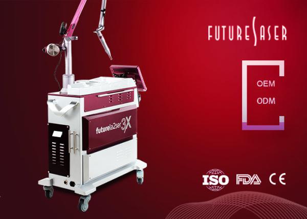 Q Switched Nd Yag Laser Tattoo Removal Machine Zeus Mode 1064nm / 532nm