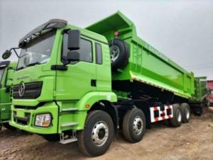 China SHACMAN H3000 Tipper Truck 8x4 380Hp EuroV Green factory