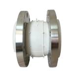 DN100 DIN PN16 SS304 Food Grade Flange Connection Single Ball Rubber Expansion