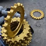 SCMn3A Excavator Undercarriage Parts Sprocket Rim Driving Wheel For Caterpillar